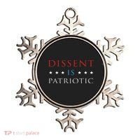 Dissent Is Patriotic Usa Political Resist Protest Gear Ornament thumb 0