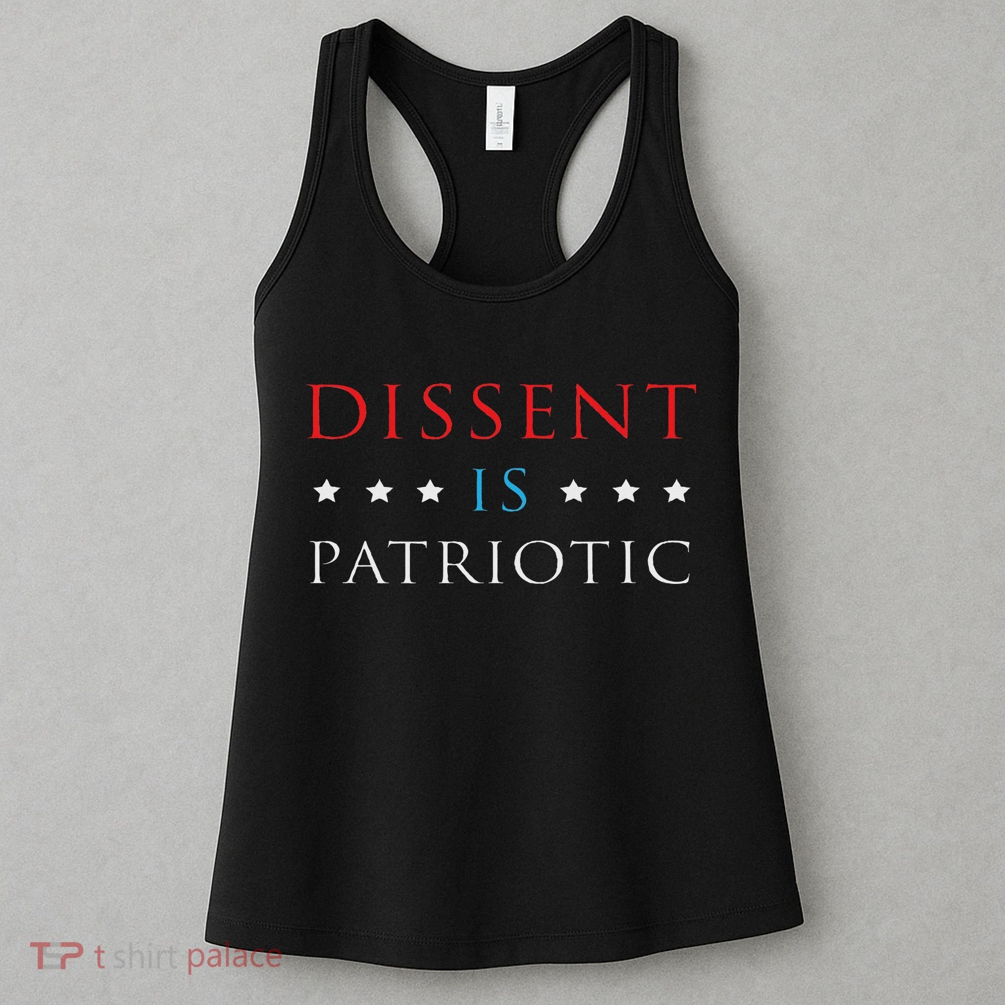 Dissent Is Patriotic Usa Political Resist Protest Gear Women's Tank Top