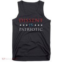 Dissent Is Patriotic Usa Political Resist Protest Gear Tank Top thumb 0