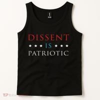 Dissent Is Patriotic Usa Political Resist Protest Gear Tank Top thumb 2