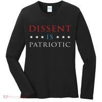 Dissent Is Patriotic Usa Political Resist Protest Gear Women's Long Sleeve Shirt thumb 0