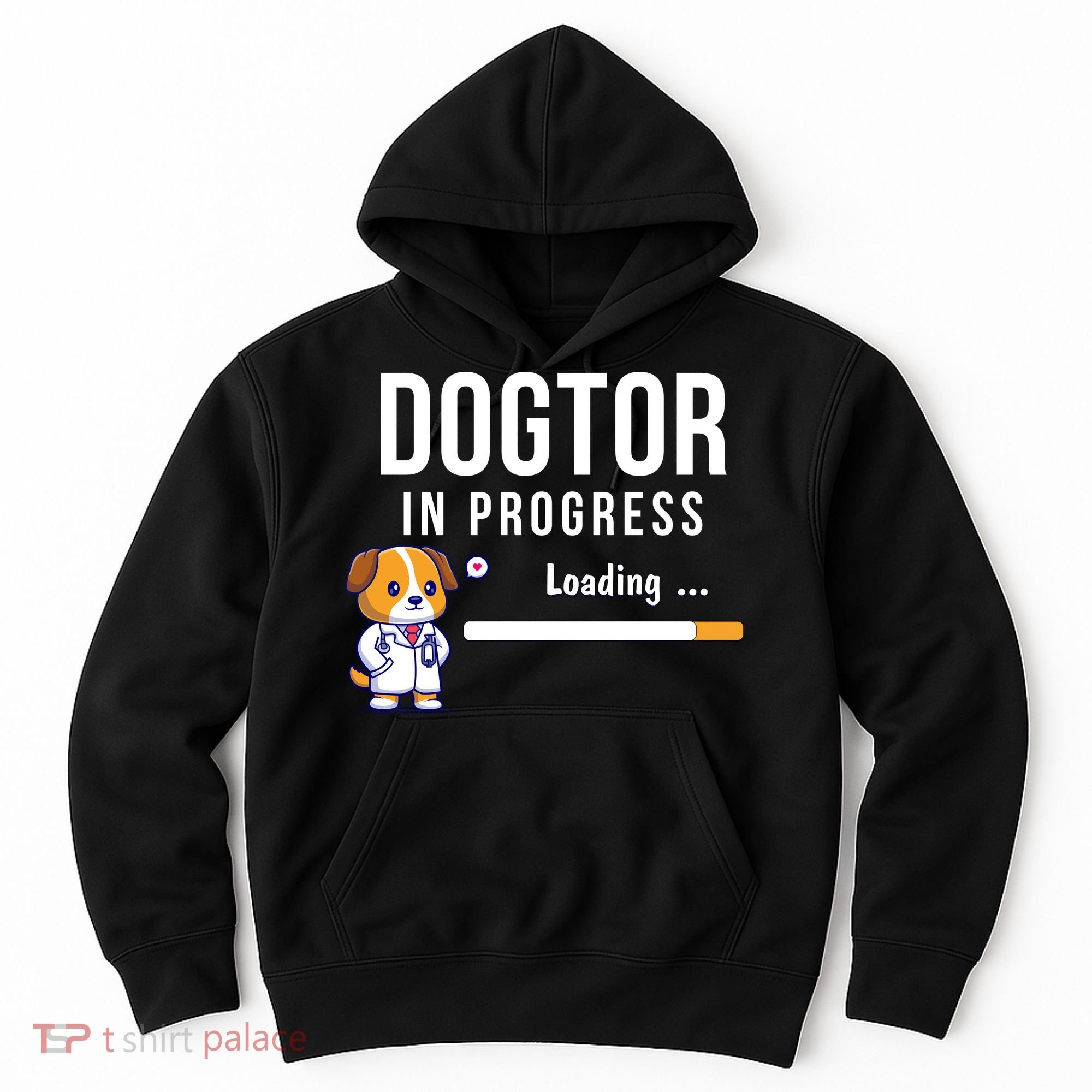Dogtor In Progress Future Dog Doctor Vet Student Funny Vet Future Vet Hoodie