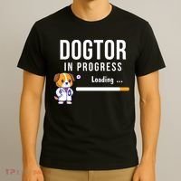 Dogtor In Progress Future Dog Doctor Vet Student Funny Vet Future Vet T-Shirt thumb 3