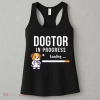 Dogtor In Progress Future Dog Doctor Vet Student Funny Vet Future Vet Women's Tank Top thumb 3