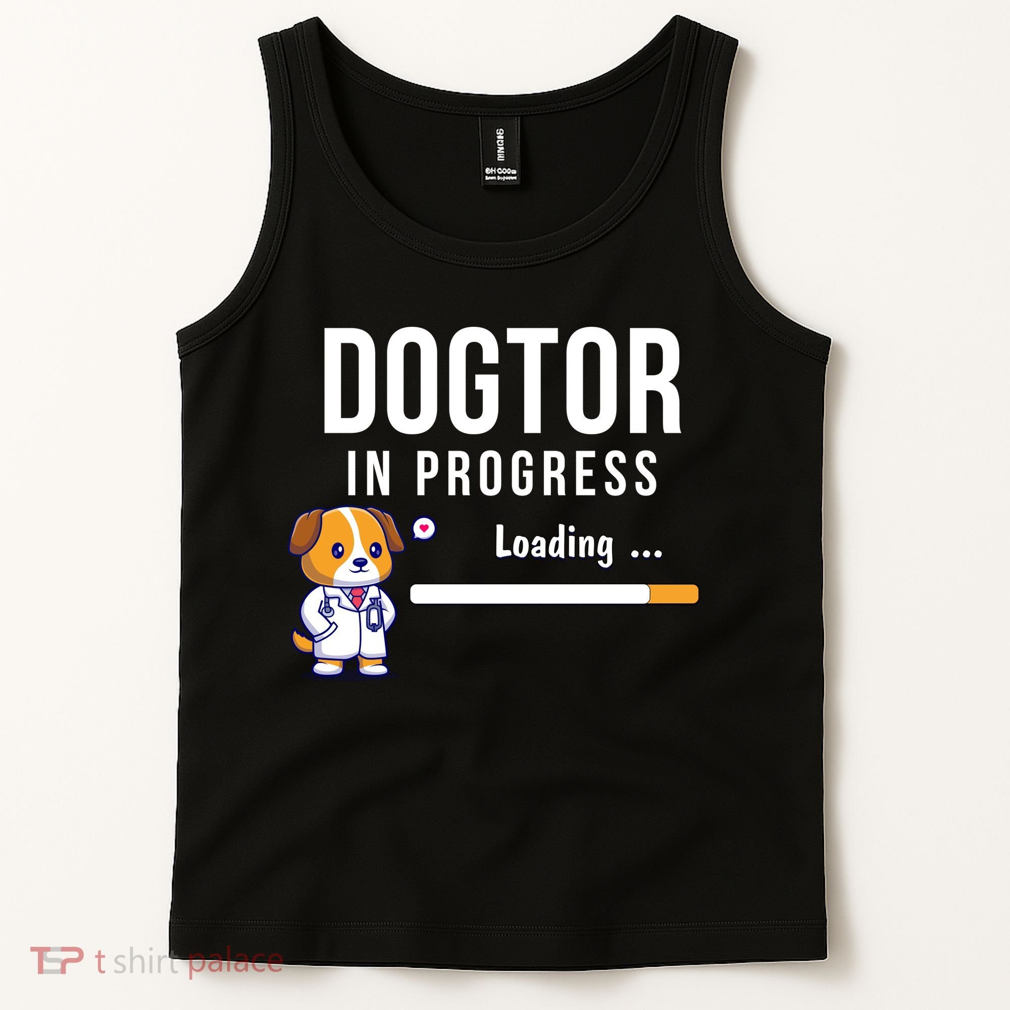 Dogtor In Progress Future Dog Doctor Vet Student Funny Vet Future Vet Tank Top