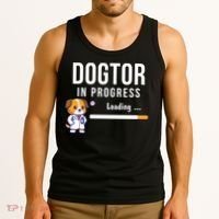 Dogtor In Progress Future Dog Doctor Vet Student Funny Vet Future Vet Tank Top thumb 3
