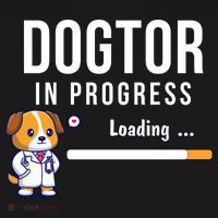 Dogtor In Progress Future Dog Doctor Vet Student Funny Vet Future Vet Kids Sweatshirt thumb 2