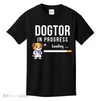 Dogtor In Progress Future Dog Doctor Vet Student Funny Vet Future Vet Kids T-Shirt thumb 0