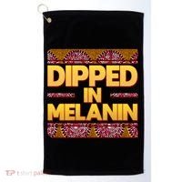 Dipped In Melanin Golf Towel thumb 0