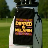 Dipped In Melanin Golf Towel thumb 2