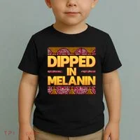 Dipped In Melanin Toddler T-Shirt thumb 2