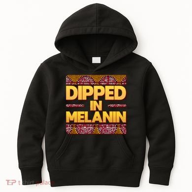Dipped In Melanin Kids Hoodie