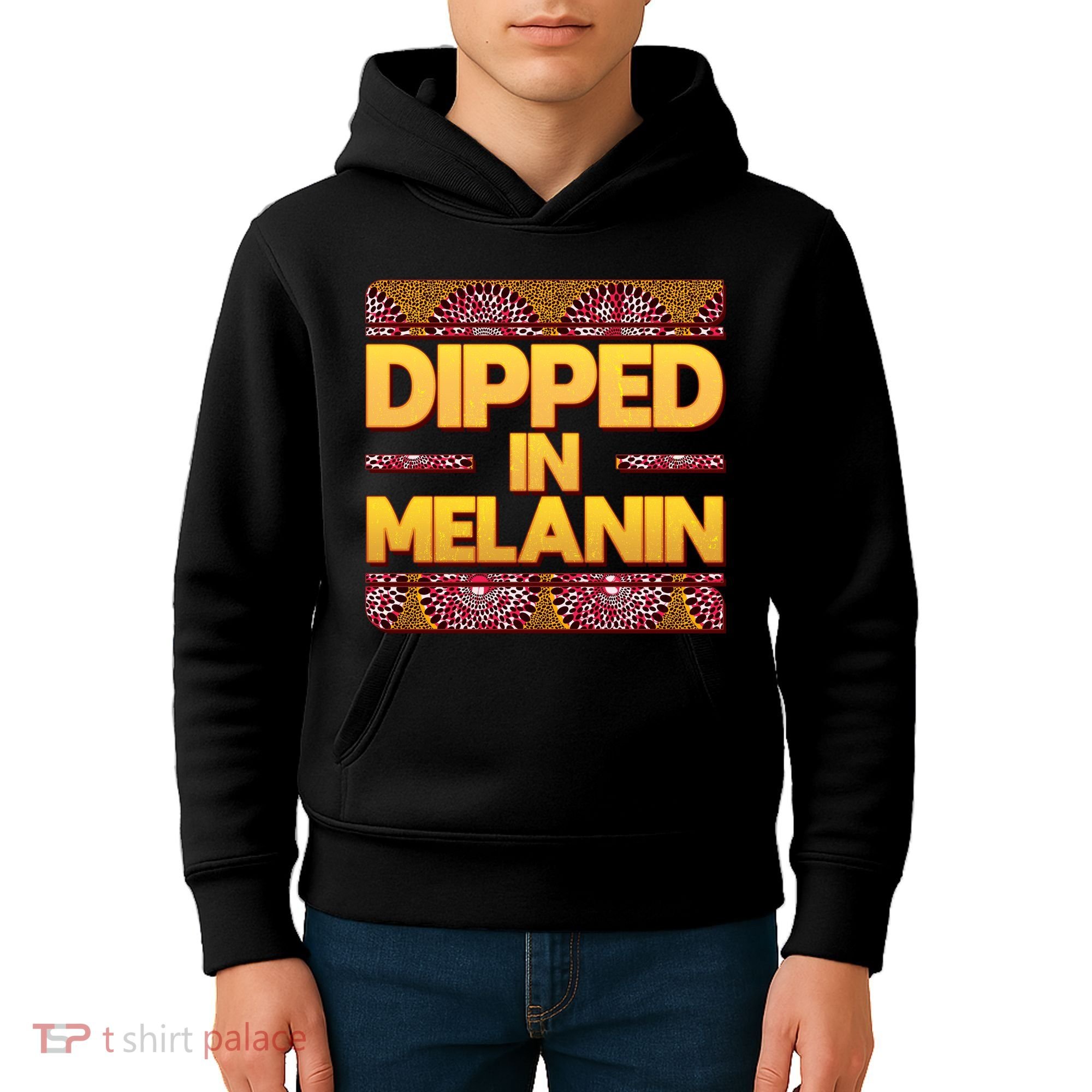 Dipped In Melanin Kids Hoodie