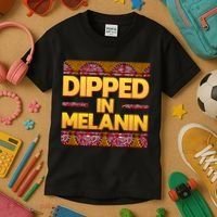 Dipped In Melanin Kids T-Shirt thumb 3