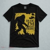 Dude I'm Right Here I Bigfoot Sasquatch Gift T-Shirt thumb 5
