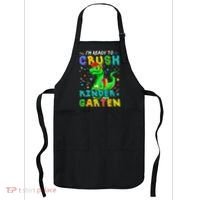 Dinosaur I'm Ready To Crush Kindergarten Back To School Apron thumb 0