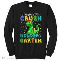 Dinosaur I'm Ready To Crush Kindergarten Back To School Sweatshirt thumb 0