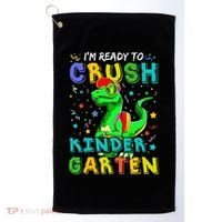 Dinosaur I'm Ready To Crush Kindergarten Back To School Golf Towel thumb 0