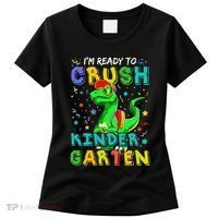 Dinosaur I'm Ready To Crush Kindergarten Back To School Women's T-Shirt thumb 0