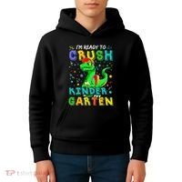 Dinosaur I'm Ready To Crush Kindergarten Back To School Kids Hoodie thumb 4