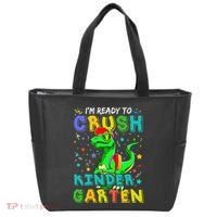 Dinosaur I'm Ready To Crush Kindergarten Back To School Tote Bag thumb 0