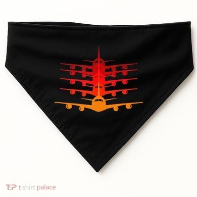 Distressed ID Rather Be Flying Funny Airplane Pilot USA-Made Doggie Bandana