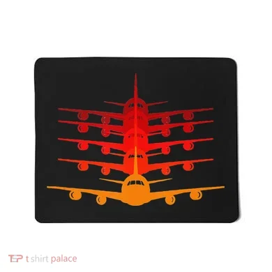 Distressed ID Rather Be Flying Funny Airplane Pilot Mousepad