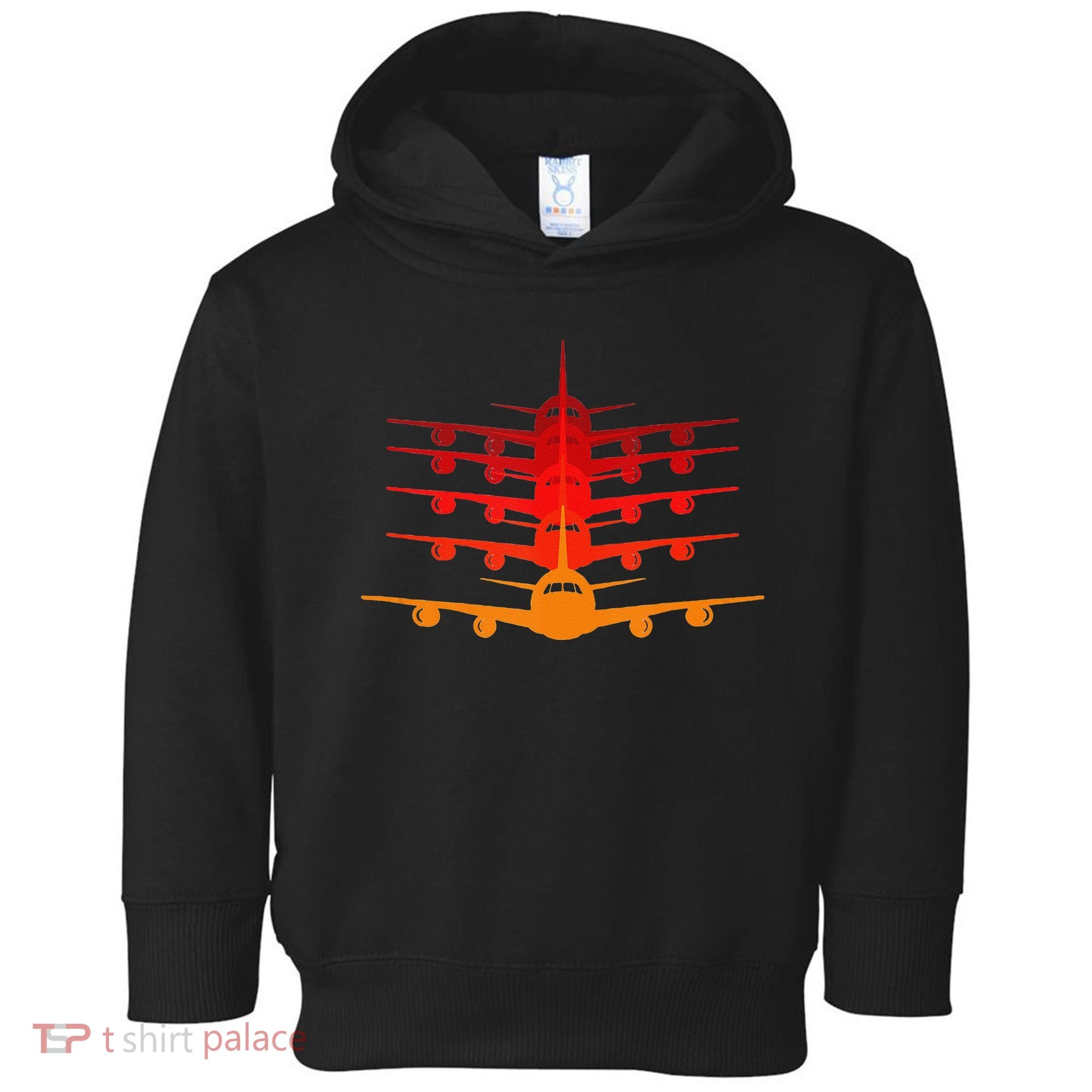 Distressed ID Rather Be Flying Funny Airplane Pilot Toddler Hoodie