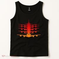Distressed ID Rather Be Flying Funny Airplane Pilot Tank Top thumb 2