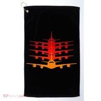 Distressed ID Rather Be Flying Funny Airplane Pilot Golf Towel thumb 0
