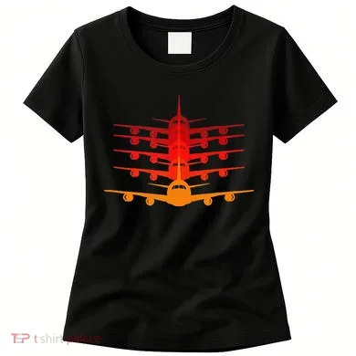 Distressed ID Rather Be Flying Funny Airplane Pilot Women's T-Shirt