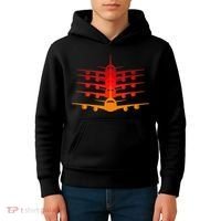 Distressed ID Rather Be Flying Funny Airplane Pilot Kids Hoodie thumb 4