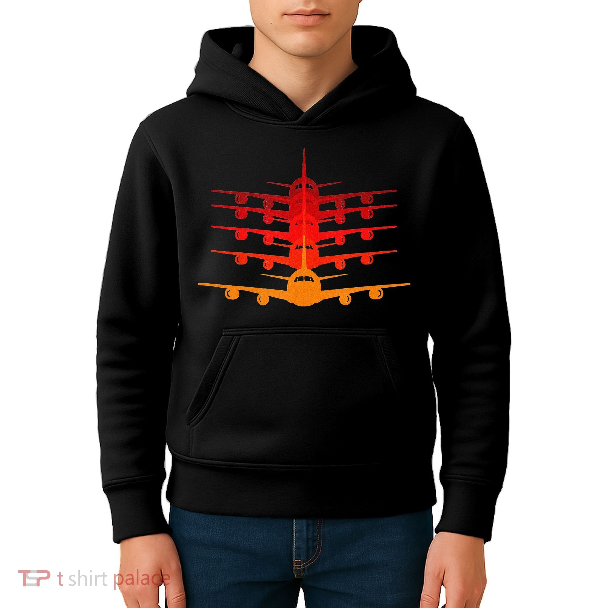 Distressed ID Rather Be Flying Funny Airplane Pilot Kids Hoodie