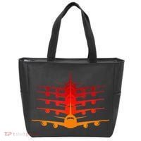 Distressed ID Rather Be Flying Funny Airplane Pilot Tote Bag thumb 0