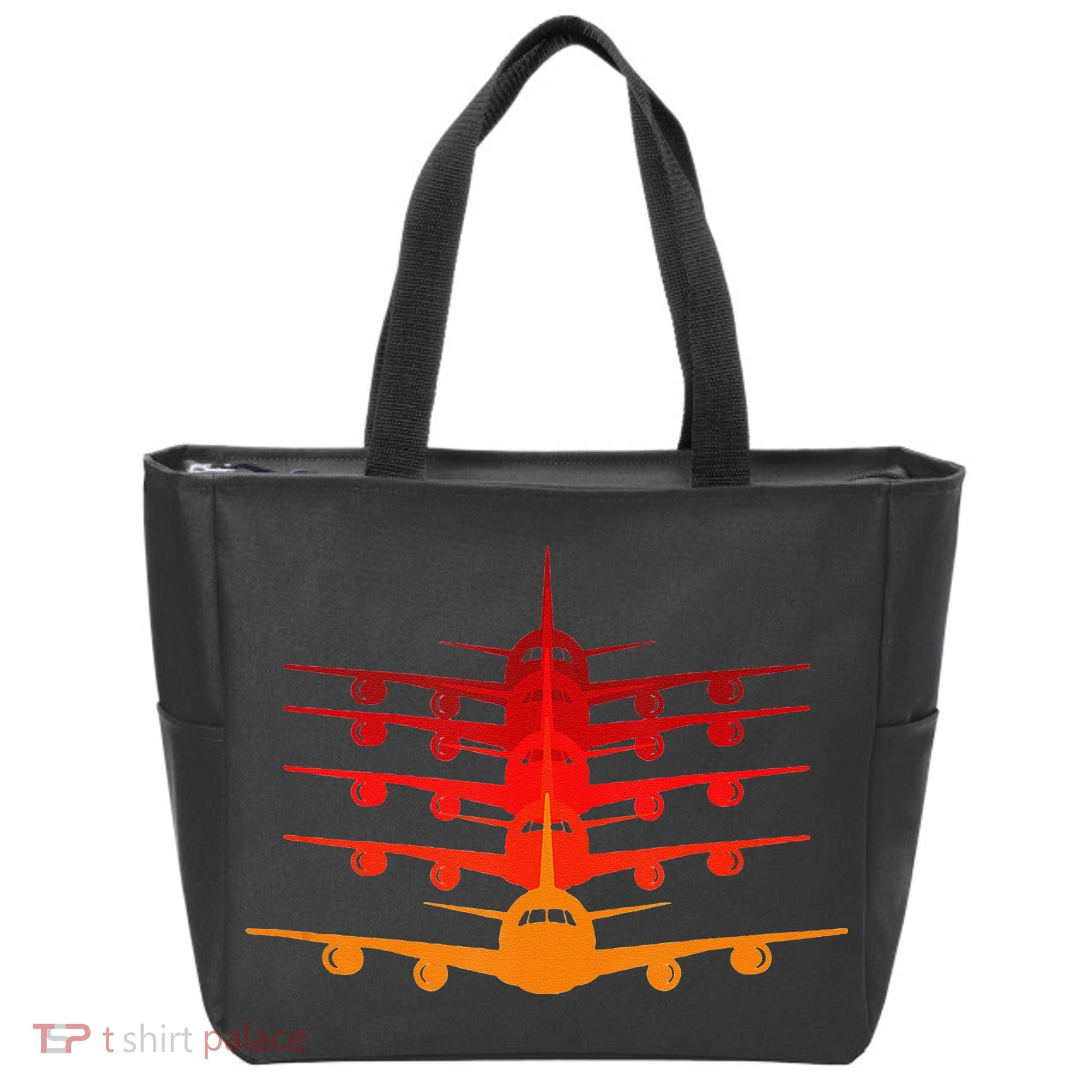Distressed ID Rather Be Flying Funny Airplane Pilot Tote Bag