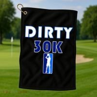 Dirk 30K Dirty 30 Basketball 30000 Points pts Golf Towel thumb 1