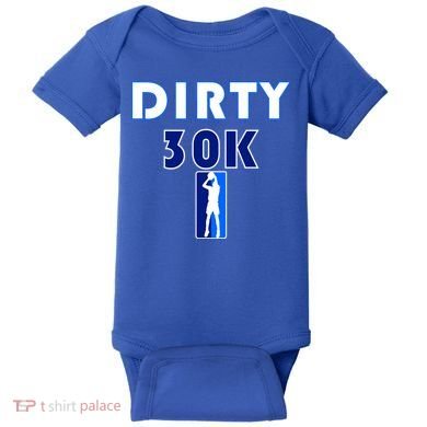 Dirk 30K Dirty 30 Basketball 30000 Points pts Baby Bodysuit