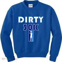 Dirk 30K Dirty 30 Basketball 30000 Points pts Kids Sweatshirt thumb 0