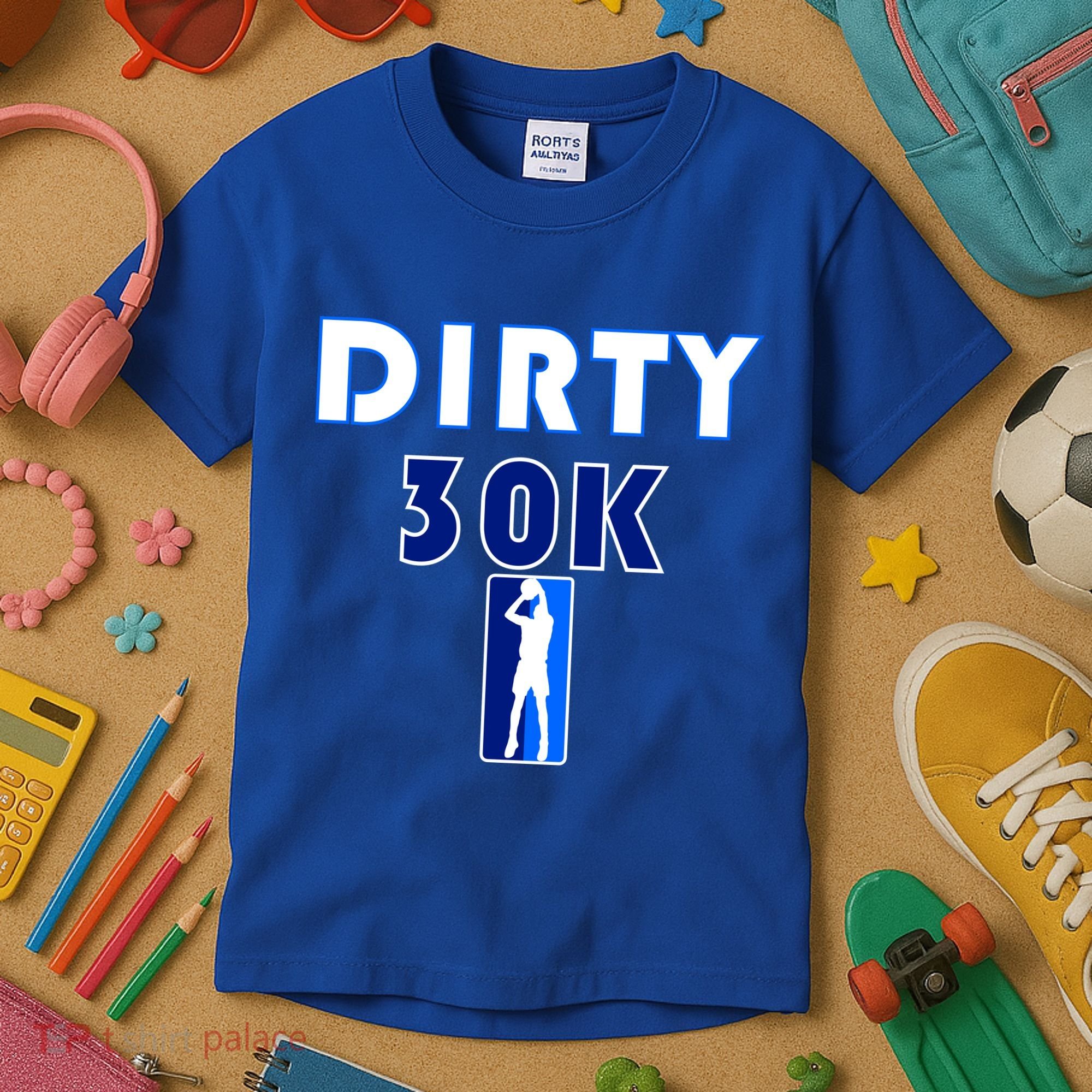 Dirk 30K Dirty 30 Basketball 30000 Points pts Kids T-Shirt