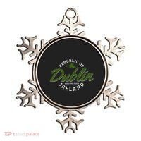 Dublin Ireland Shamrock St Patricks Day Green Souvenir Gift Ornament thumb 0
