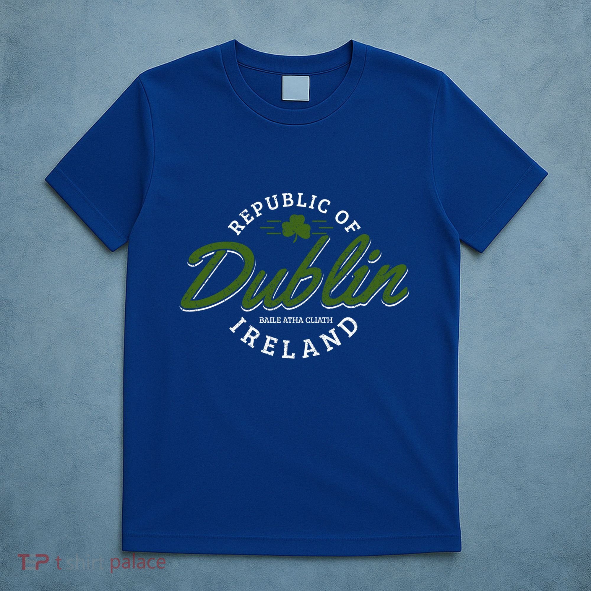 Dublin Ireland Shamrock St Patricks Day Green Souvenir Gift T-Shirt
