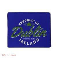 Dublin Ireland Shamrock St Patricks Day Green Souvenir Gift Mousepad thumb 0