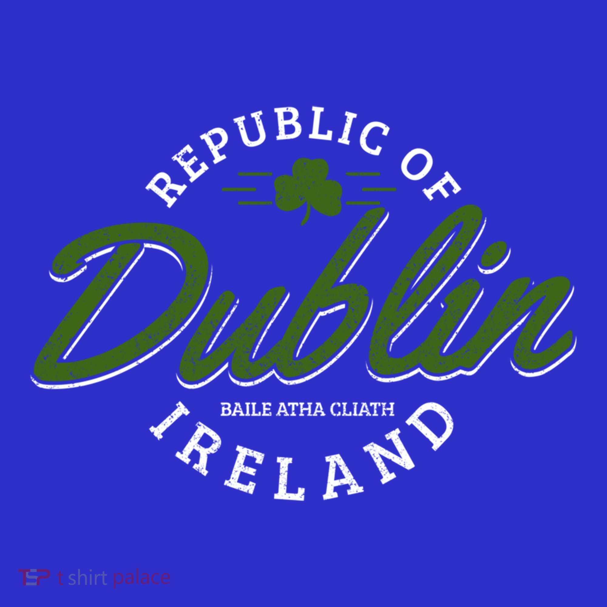 Dublin Ireland Shamrock St Patricks Day Green Souvenir Gift Women's Tank Top