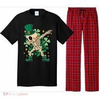 Dabbing Irish Skeleton Clover St Patricks Day Pajama Set thumb 0