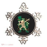 Dabbing Irish Skeleton Clover St Patricks Day Ornament thumb 0