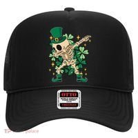 Dabbing Irish Skeleton Clover St Patricks Day Hat thumb 0