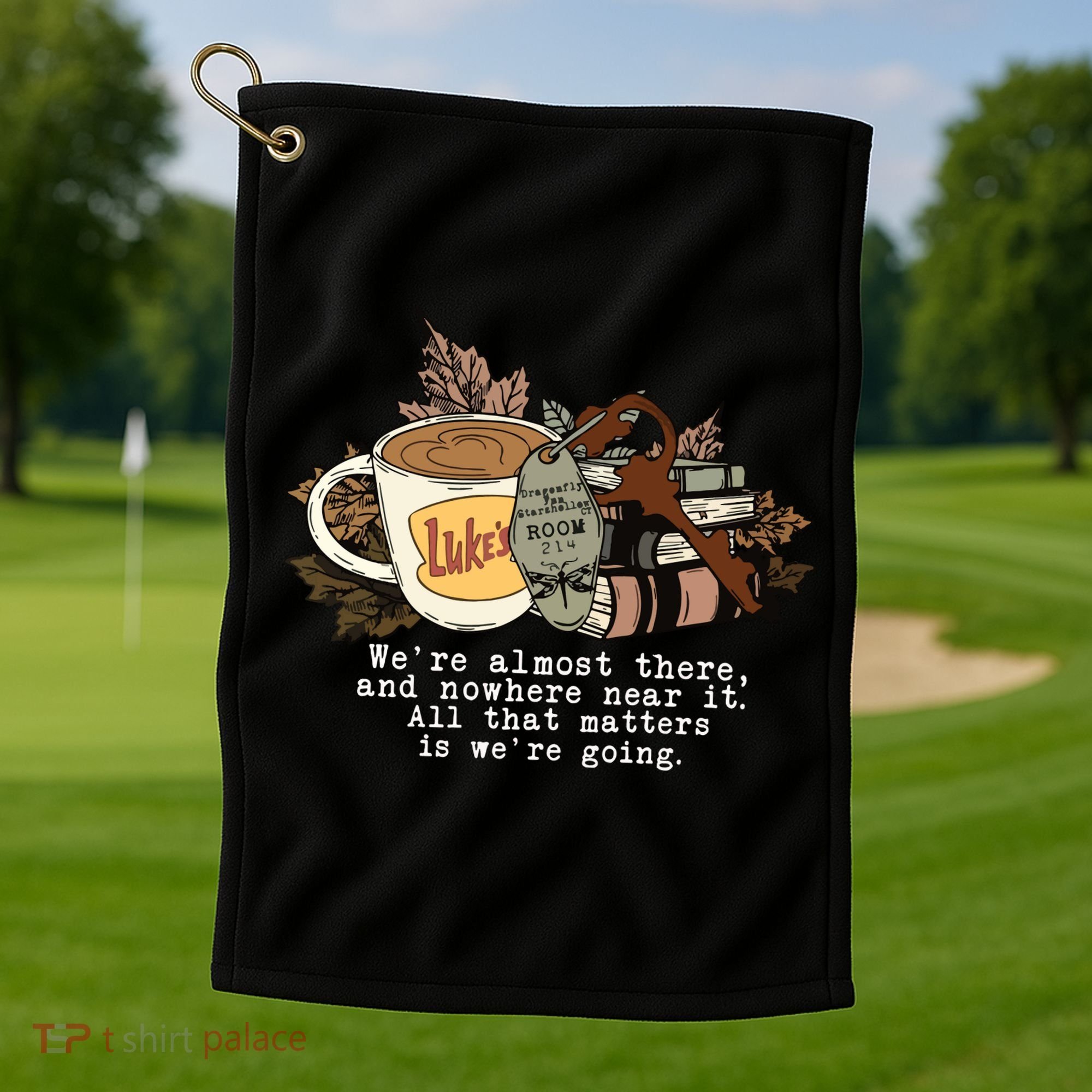 Dragonfly Inn Stars Hollow Luke’S Diner Golf Towel