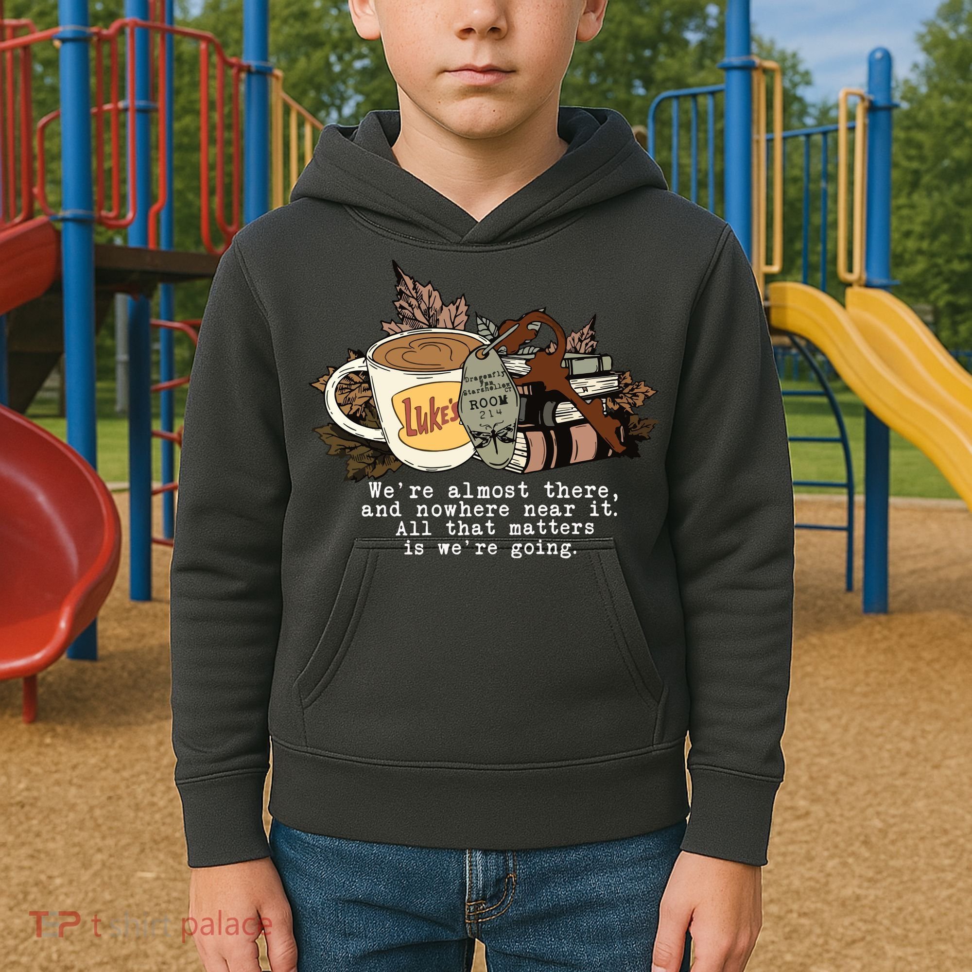 Dragonfly Inn Stars Hollow Luke’S Diner Kids Hoodie