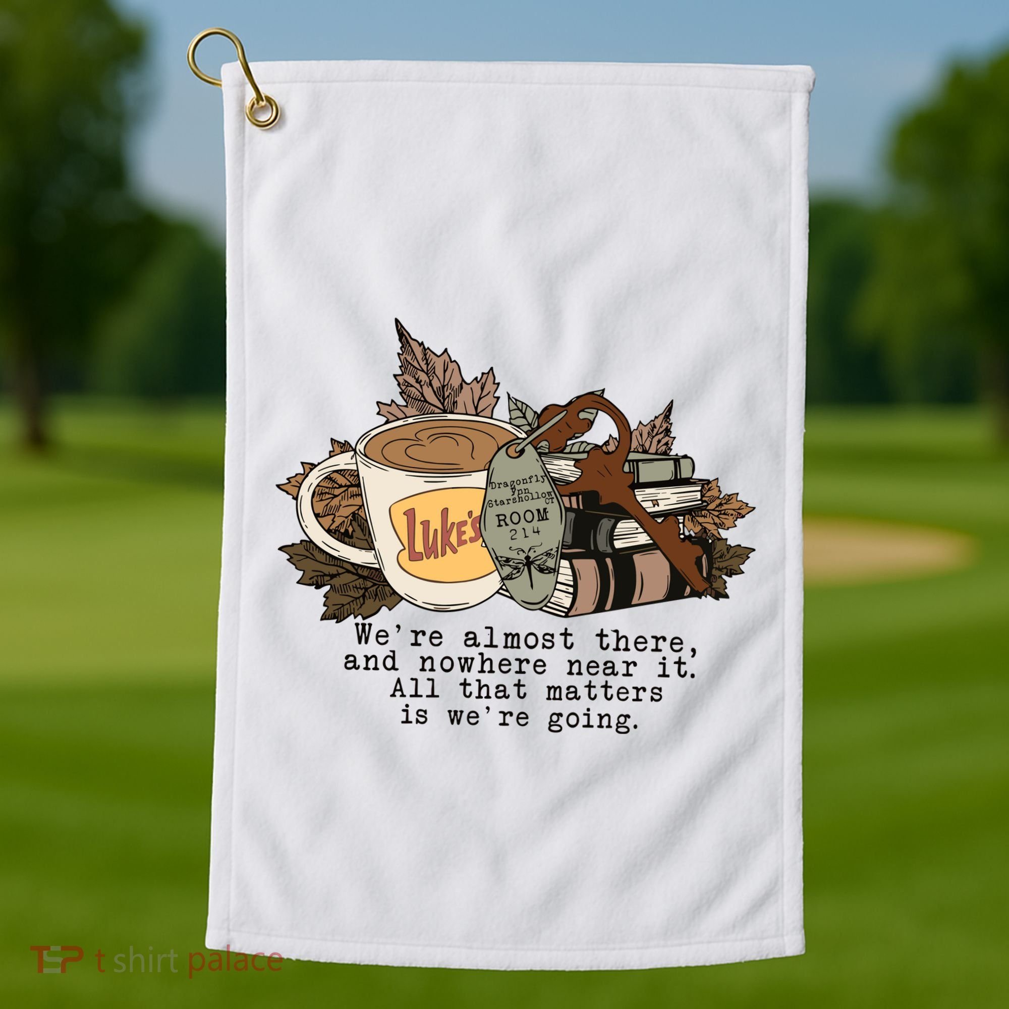 Dragonfly Inn Stars Hollow Golf Towel