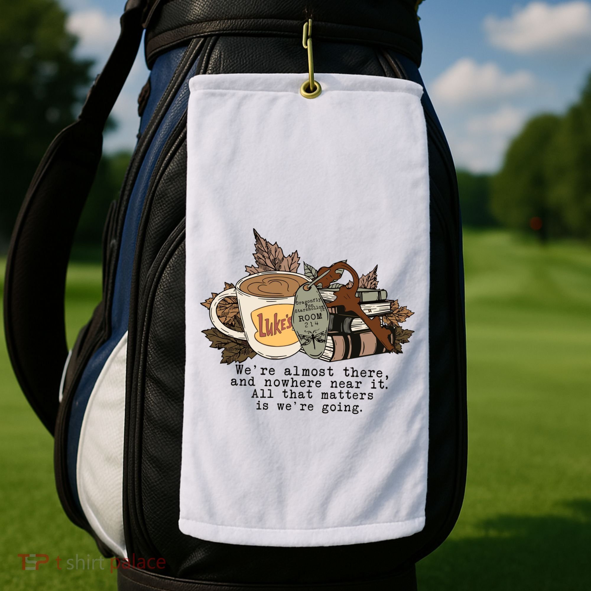 Dragonfly Inn Stars Hollow Golf Towel